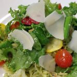 夏野菜たっぷりのパスタ